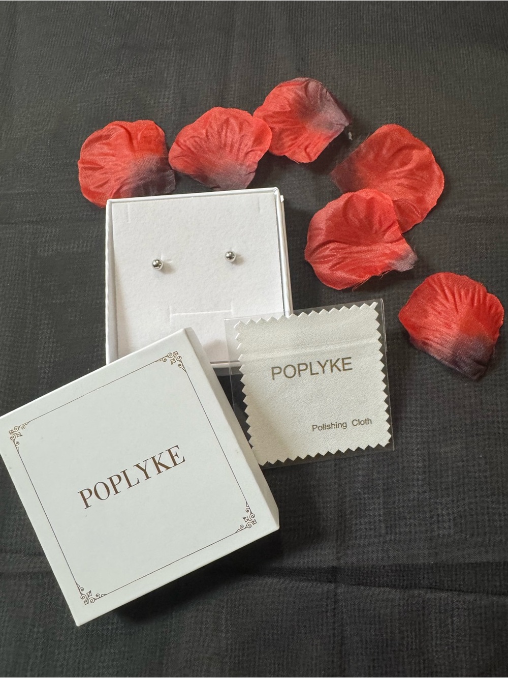 Dainty cute Stainless Steel Silver Stud Earrings — NIB/NWT — Ideal for gifting.